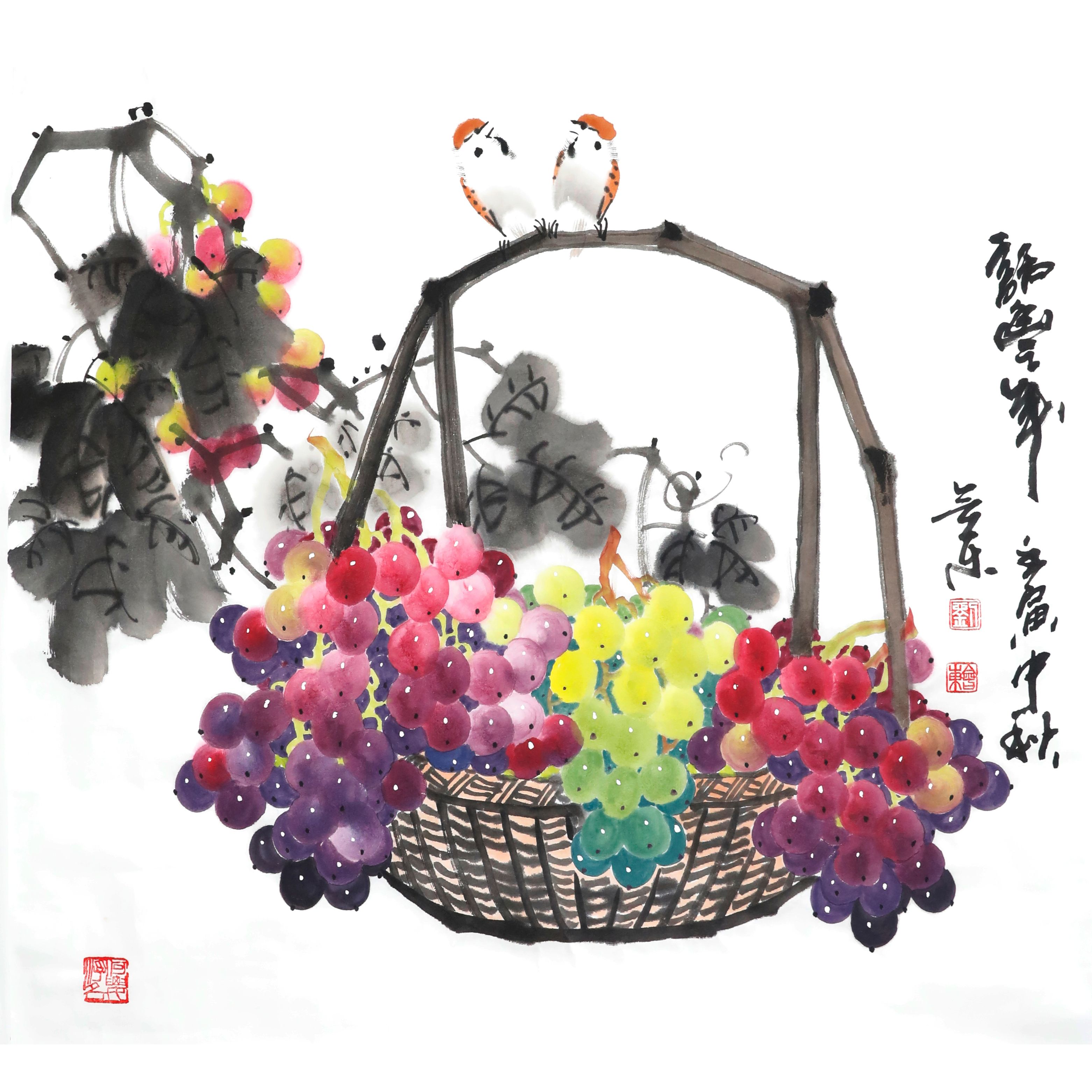 207林校-刘会东-绘画-《话丰年》